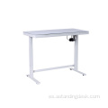 Sit Stand Desk Office Office Modern Glass Temper Glass Desk